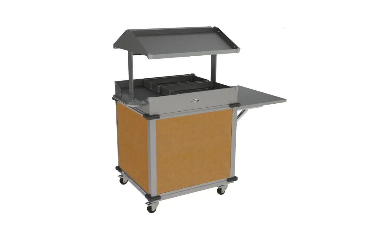 Cadco Cbc-gg-b2-l1 Chestnut Mobileserv Standard 2 Bay Grab And Go Mobile Merchandising Cart User Manual Cadco Cbc-gg-b2-l1 Chestnut Mobileserv Standard 2 Bay Grab And Go Mobile Merchandising Cart User Manual