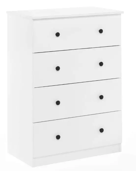 Furinno-19155H-Lucca-Simple-Design 4-Drawer-Dresse-product-image