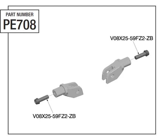 rizoma Rider Passenger Peg Mounting Kit - fig