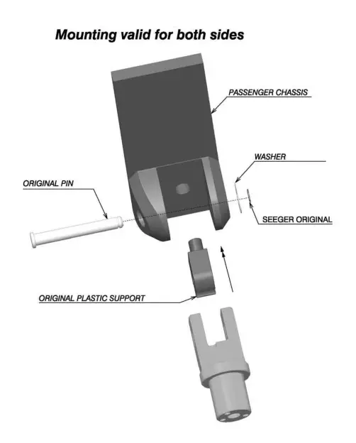 rizoma Rider Passenger Peg Mounting Kit - fig6
