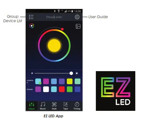 Smart Rgb Led Controller Spxrgbc User Manual