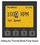 To access the Thermal Mode