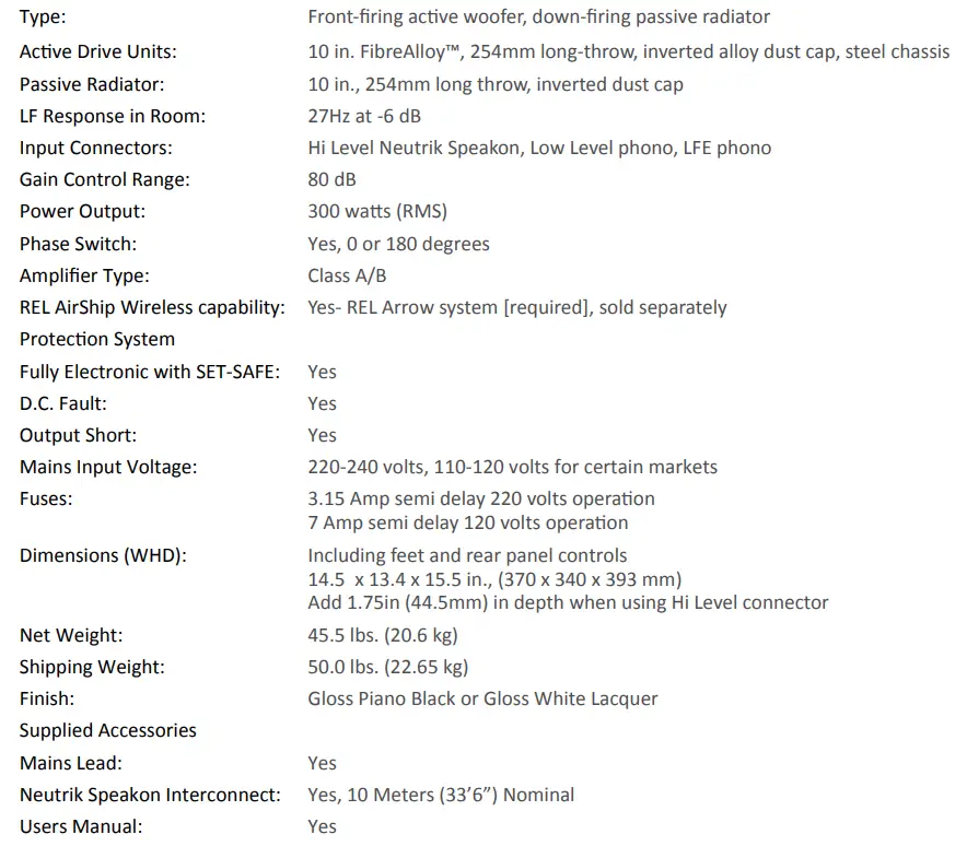 REL Acoustics T9x Subwoofer Wireless Port (12)