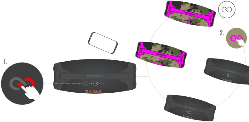 JBL Boombox 3 Portable Bluetooth Speaker A04