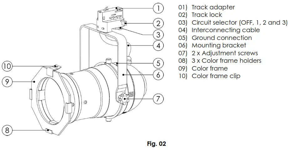 ARTECTA A0320072 Par30 Track Light - fig2