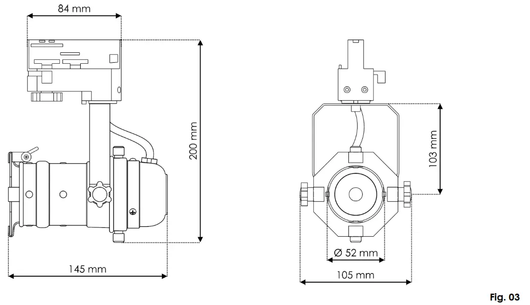ARTECTA A0320072 Par30 Track Light - fig3