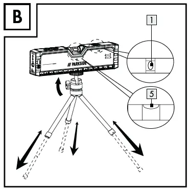 PARKSIDE PLW A3 Laser Spirit Level fig 3