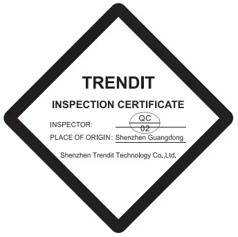 Inspection Certificate