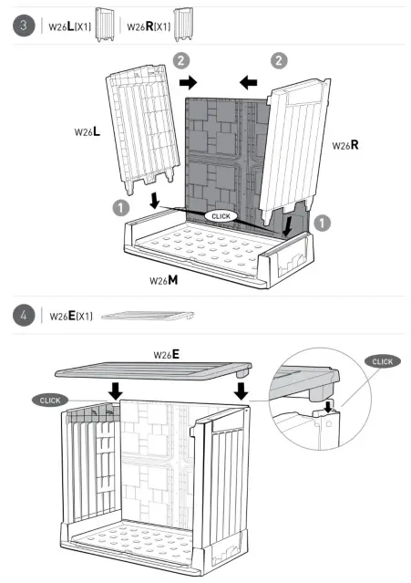 KeTeR Store-It-Out Midi Wood Effect Garden Storage Box - FIG4
