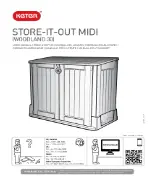 KeTeR Store-It-Out Midi Wood Effect Garden Storage Box - FIG8