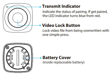 VIOFO-RM100-Bluetooth-Remote-Control-fig-1