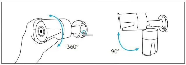reolink RLC-811A PoE Bullet Camera User Manual - If your camera has another mount without the adjusting knob