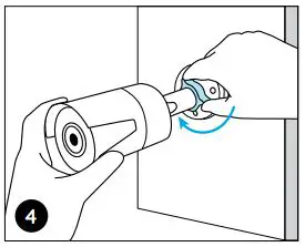 reolink RLC-811A PoE Bullet Camera User Manual - Stiffen the adjustment knob to lock the camera