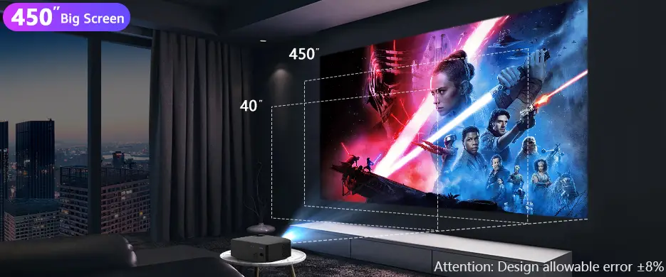 AILESSOM-L308-4K-Movie-Projector-FIG-1