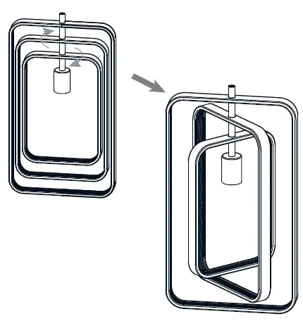 QUOIZEL-PCDPR1510BWS-1-Light-Mini-Pendant-In-Contemporary-Style-Installation-fig-4