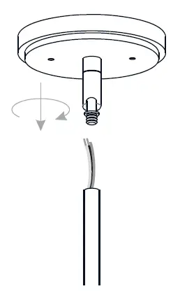 QUOIZEL-PCDPR1510BWS-1-Light-Mini-Pendant-In-Contemporary-Style-Installation-fig-6