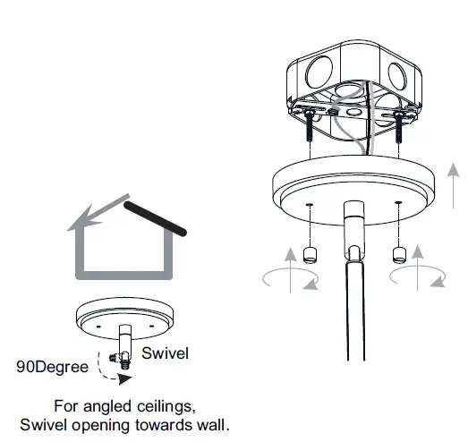 QUOIZEL-PCDPR1510BWS-1-Light-Mini-Pendant-In-Contemporary-Style-Installation-fig-9