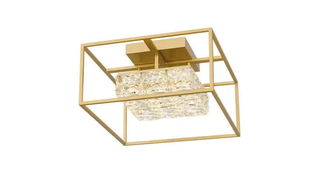 Quoizel Pcdz1716sgd Dazzle 15.75 Inch Soft Gold Led Semi-flush Mount Installation Guide