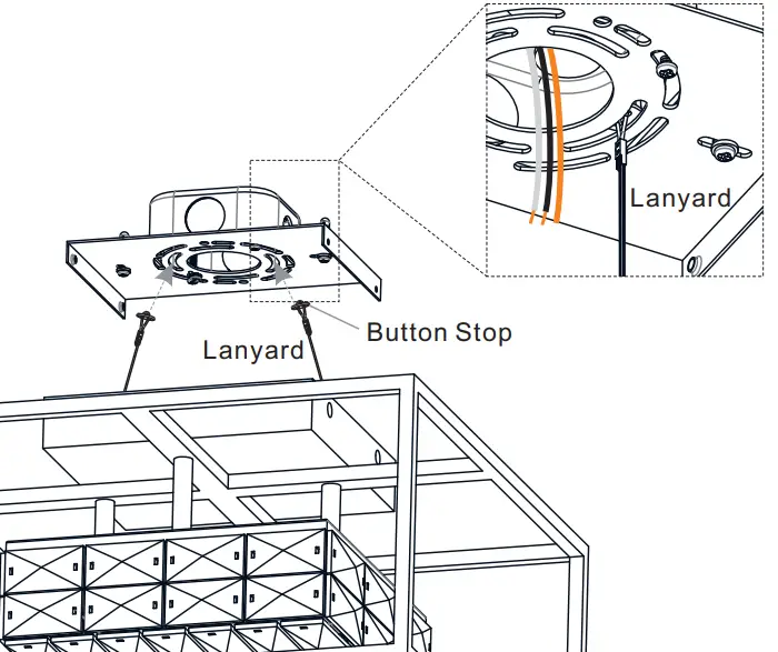 QUOIZEL PCDZ1716SGD Dazzle 15.75 Inch Soft Gold LED Semi-Flush Mount - Lanyards