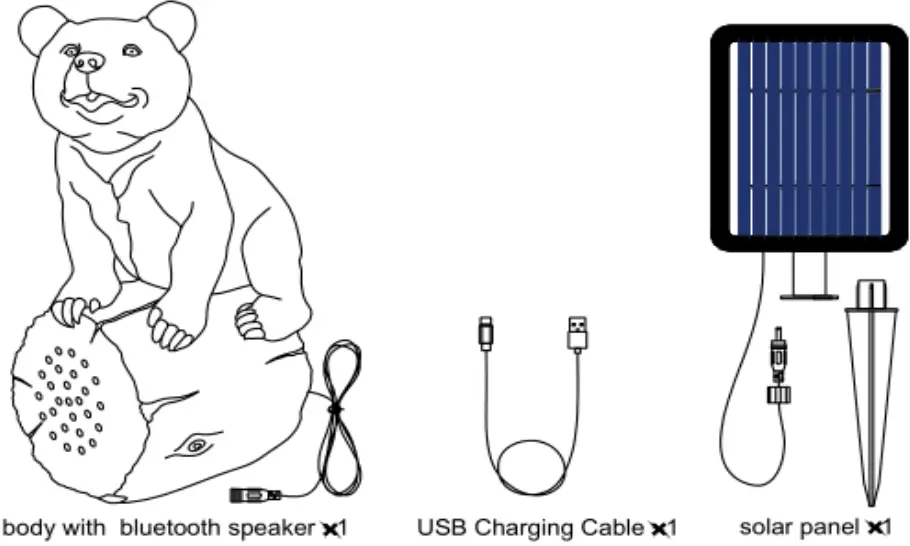 AXOSO-NYYX22200-Black-Bear-Solar-Bluetooth-Enabled-Speaker-FIG1
