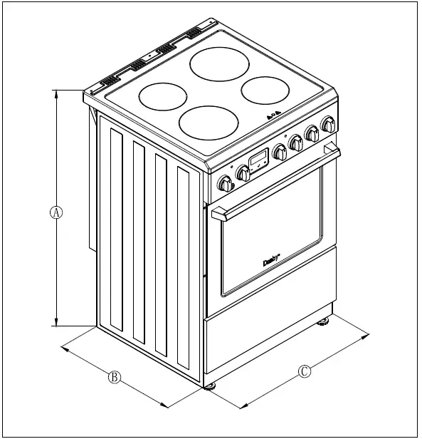 Danby-DRCA240BSS-2.5-cuft-Air-Fry-Slide-in-Electric-Range-FIG-4