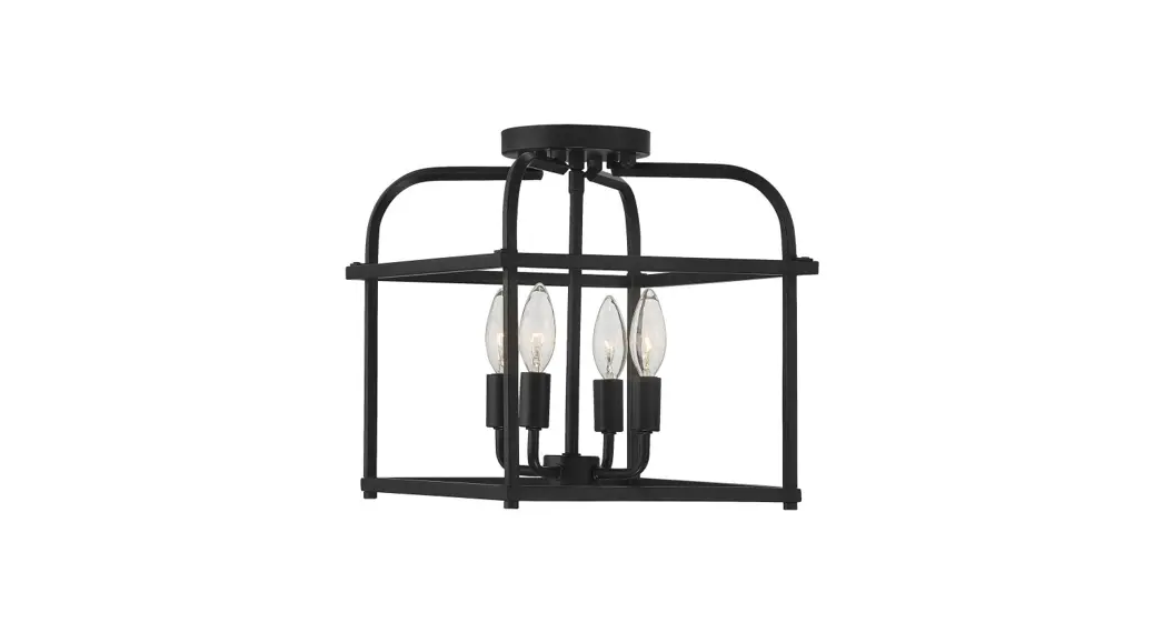 Meridian M60061bn 4 Light Brushed Nickel Semi Flush Instruction Manual