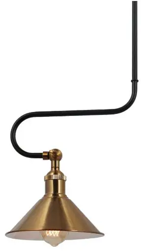 ZEVNI-A04705-Janek-Brass-Black-Industrial-Cone-Mini-Pendant-Light-product