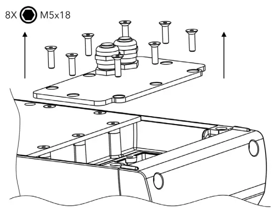 ANOLiS Divine 60 UV LED Luminaire - JUNCTION BOX