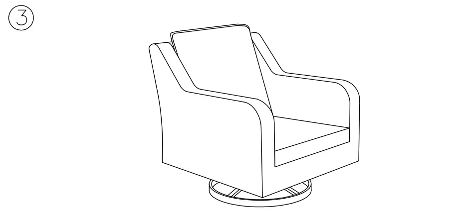 ASHLEY P518-821 Furniture Swivel Lounge Chair - Figure 4