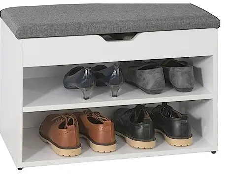 amazon-basics-B08ZDZ6R9W-2-Tier-Wooden-Shoe-Rack-product