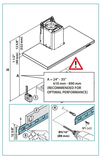 Falmec FDLUM36W5SSR 36 Inch Lumen Wall Mount Range Hood (4)