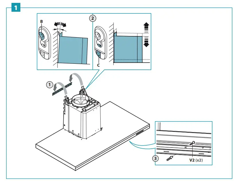 Falmec FDLUM36W5SSR 36 Inch Lumen Wall Mount Range Hood (5)