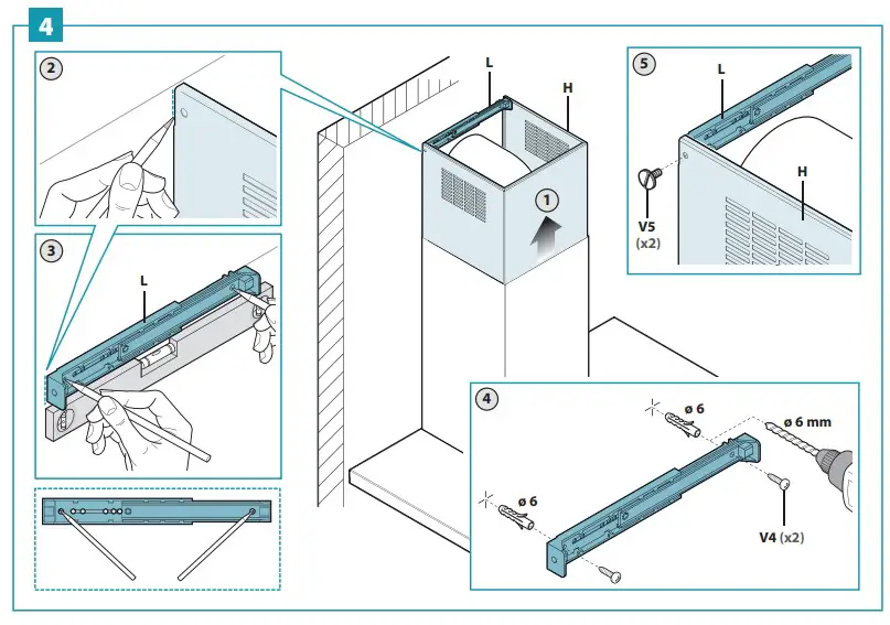 Falmec FDLUM36W5SSR 36 Inch Lumen Wall Mount Range Hood (8)