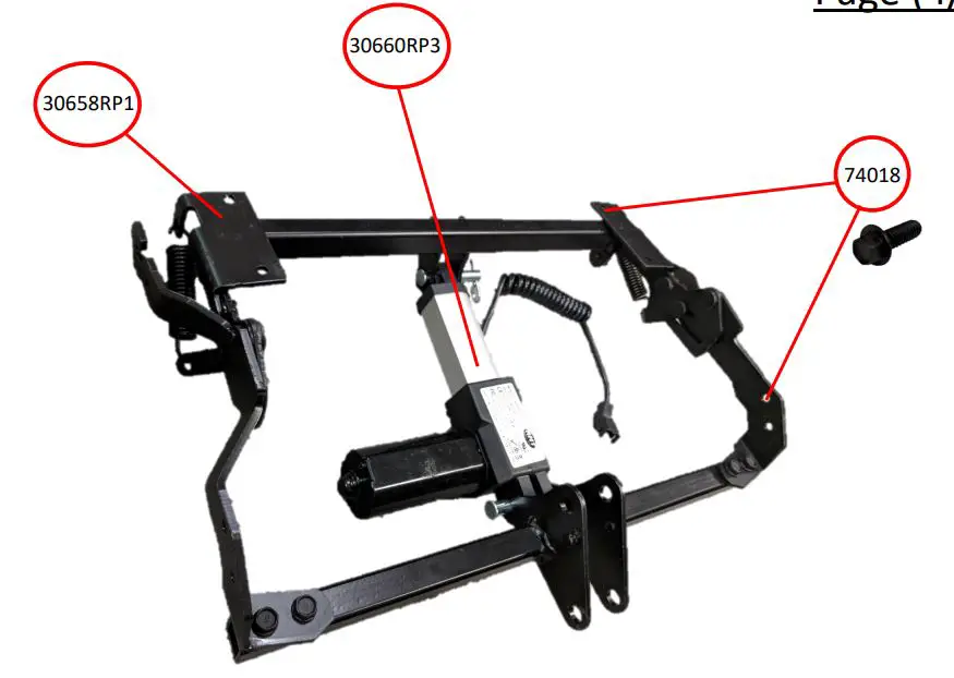 ASHLEY U2570547 Francesca Power Reclining Sofa Instructions - RMT 3XM08