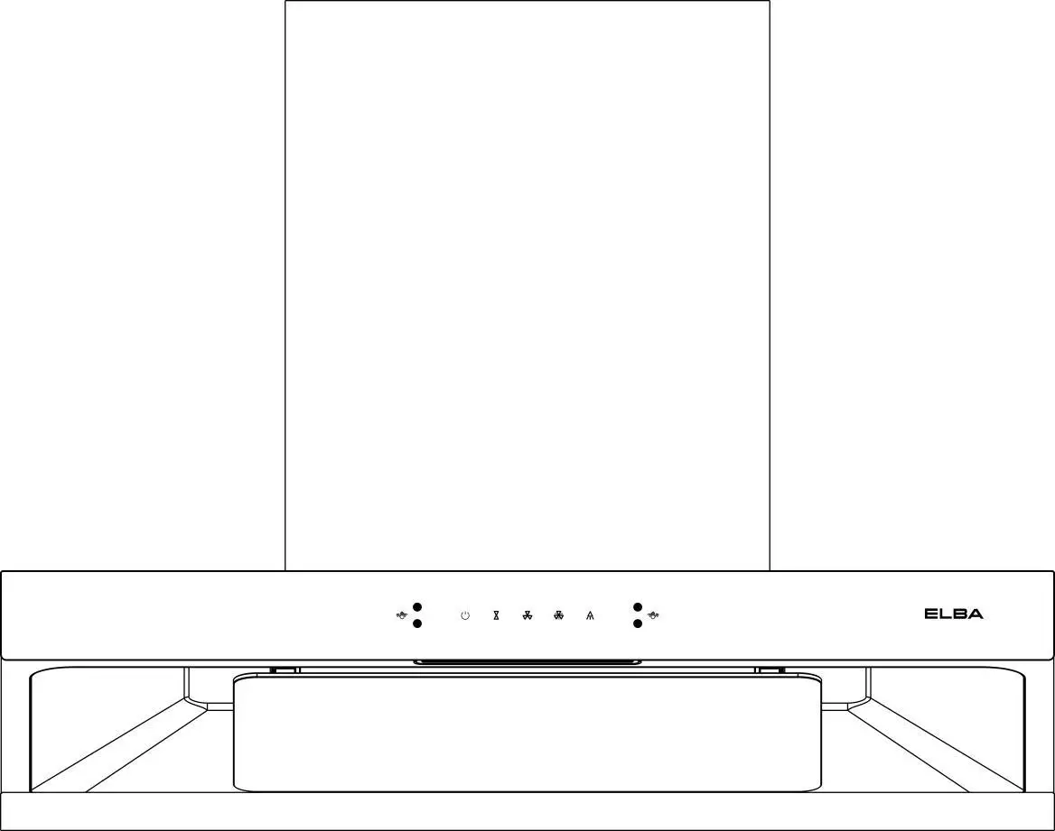 ELBA EH N9638ST SS Designer Hood - Cover