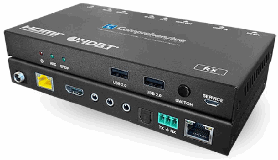 Comprehensive CHE HDBT255U Pro AV IT HDBaseT 4K60 18G HDMI Extender Kit with USB Audio