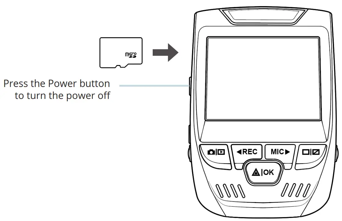 REXING V1P Dash CAm -- Power the Camera
