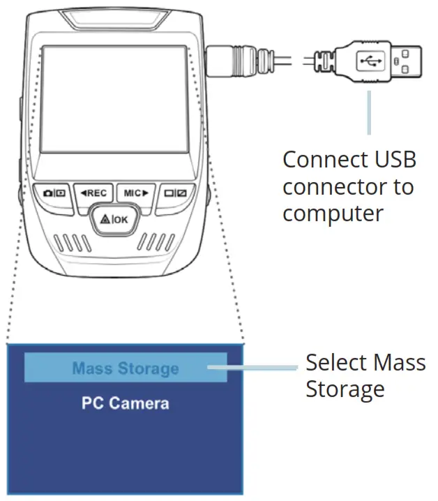 REXING V1P Dash CAm -- To playback