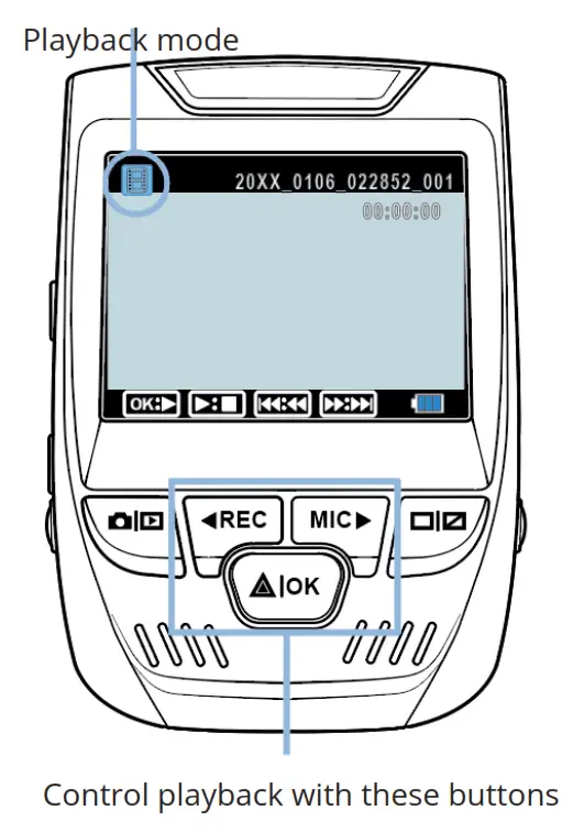 REXING V1P Dash CAm --Video Playback