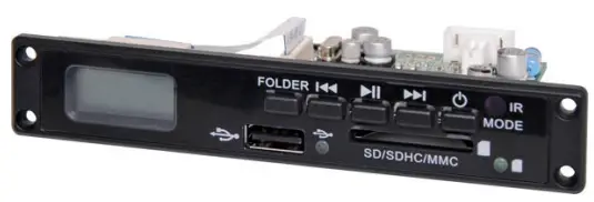 Fitting the Optional A 2711 MP3 Module