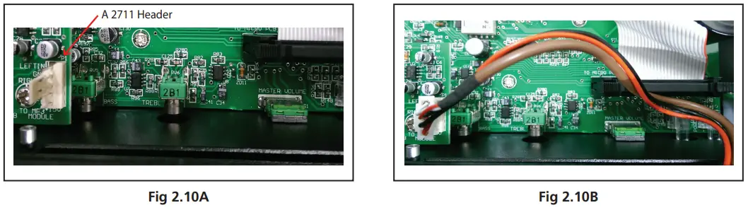 Fitting the Optional A 2711 MP3 Module
