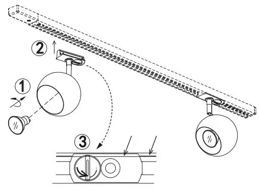 ANETA LIGHTING 71135 Trackline Ball-FIG1