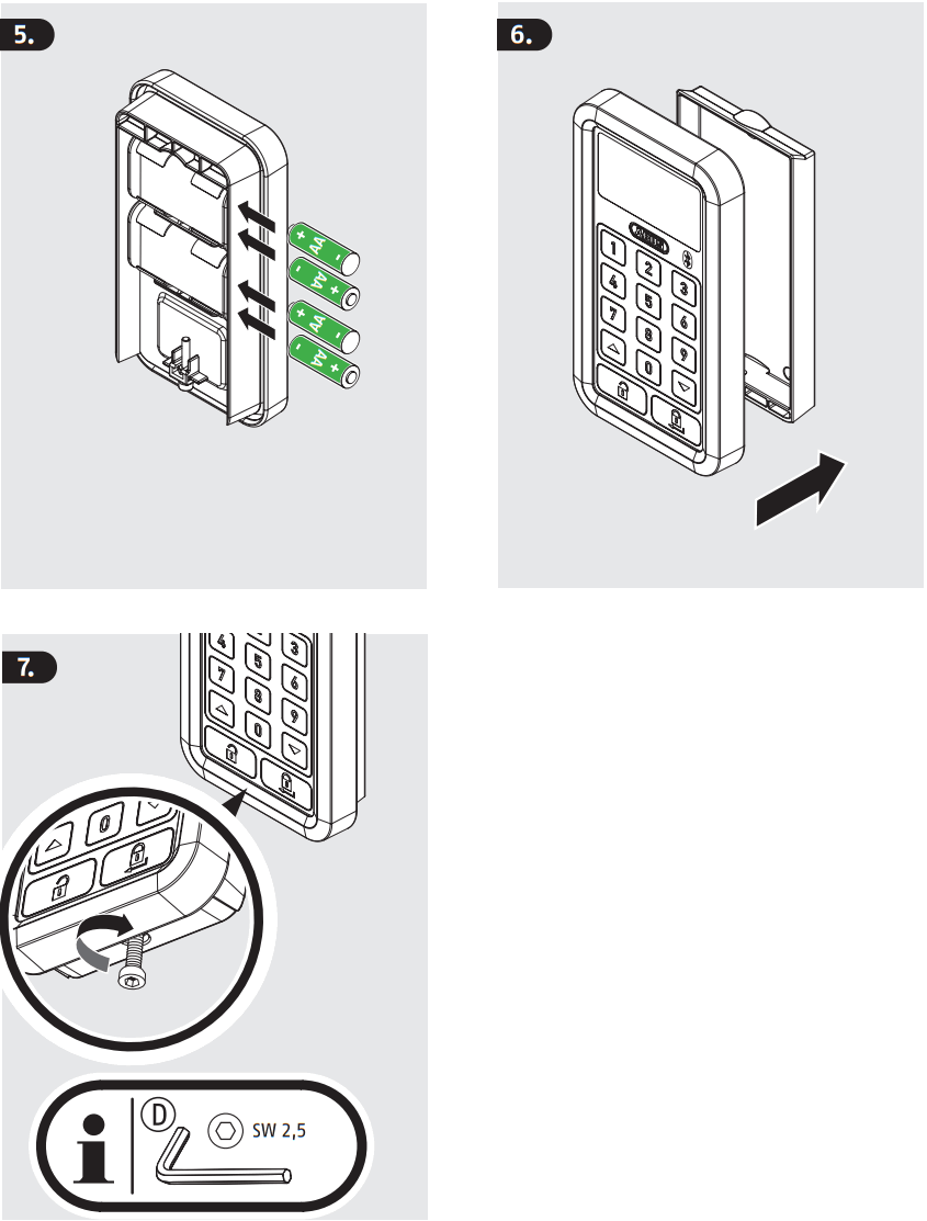 ABUS CFT3100 Bluetooth Keypad - fig 3