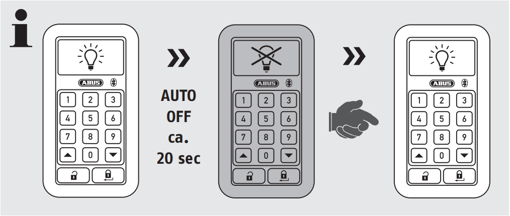 ABUS CFT3100 Bluetooth Keypad - fig 4