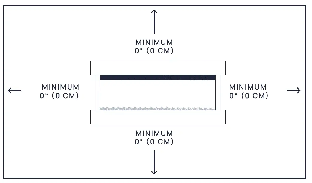 NOBLE FLAME ATLANTA Electric Wall Mounted Fireplace 2
