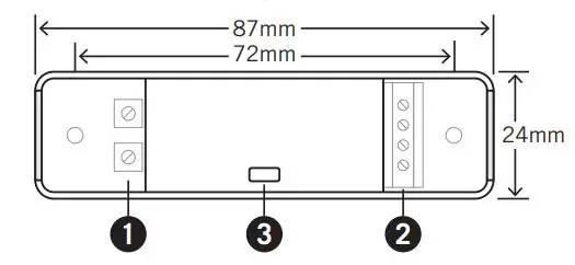 Armacost 713420 Proline RGB Color LED Controller With RF Remote Control - Receiver & wiring