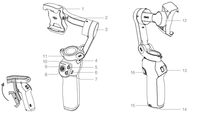 dji OSMO Mobile 3 OM3 Smartphone Gimbal Combo Kit -BC0000