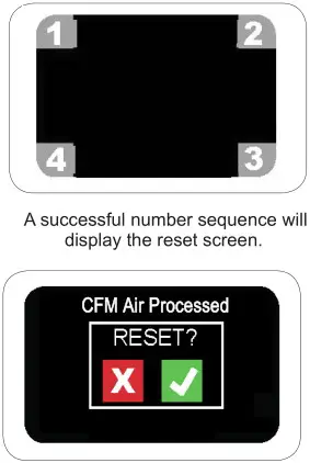 ScientificAir S400 Portable Air Disinfection Device - CFM Air Processed Monitor Reset from Screen