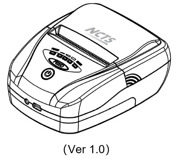 Ncts Nbp3 Bluetooth Thermal Label Printer Instructions