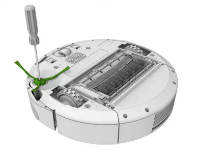 Cleaning the Side Brush